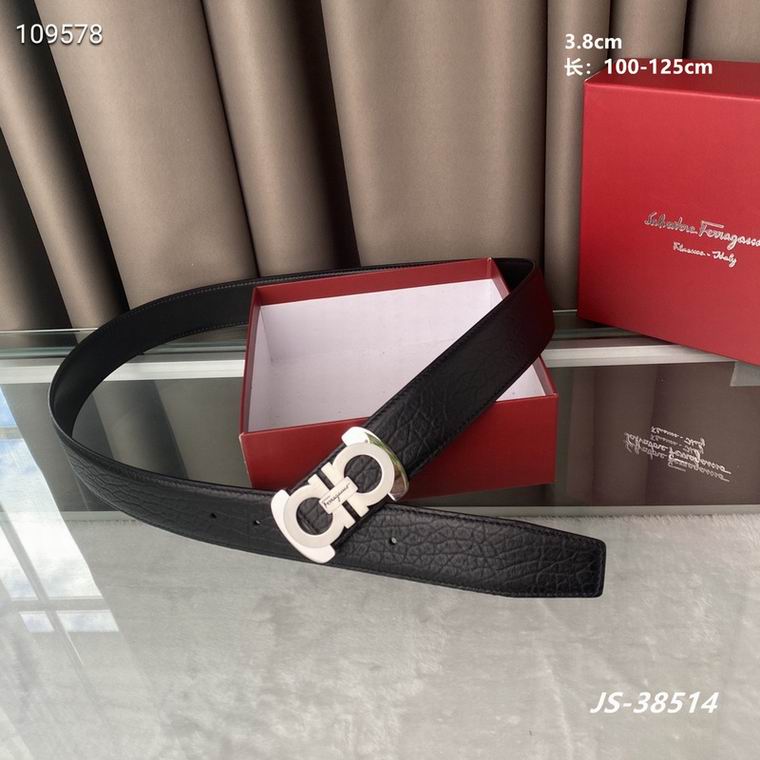 Ferragamo Belt 38mmX100-125cm 8L10